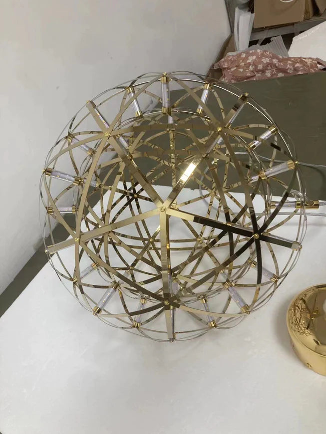 Rylight 11,8"/15,7"/19,7"/23,6"/31,5"/39,4"/47,2" ronde sterrenhemel hangende kroonluchter