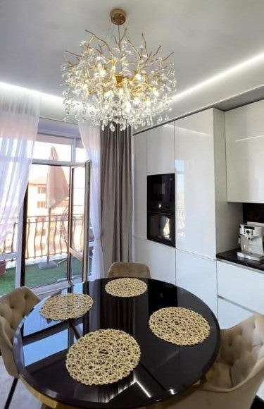 Rylight Round/Rectangle Affordable Crystal Chandelier