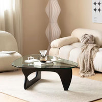 Rylight Triangular Glass Coffee Table