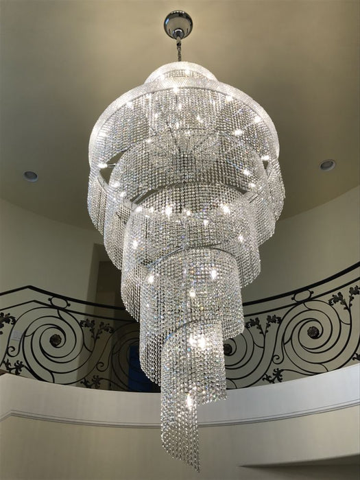 Rylight 41-Light Extra Large Luxury Style Crystal Chandelier
