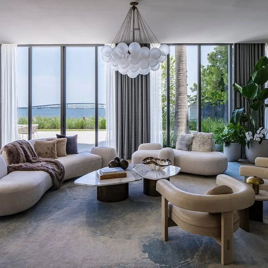 Rylight Cloud ballonnen glazen kroonluchter