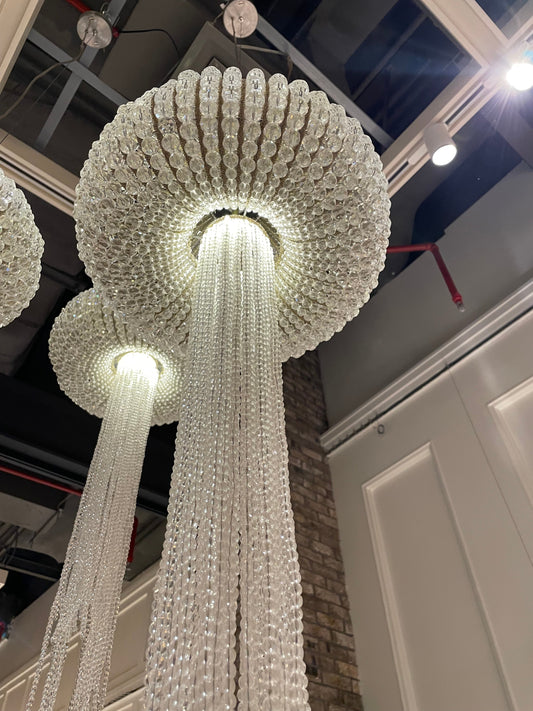 Rylight Nieuwe Designer Kwallen Glazen Hangende Kroonluchter