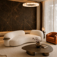 Aurelia Sculptural Bouclé Sofa