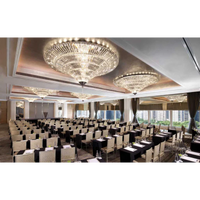 ثريا كريستالية فاخرة حديثة رائعة مثبتة على السقف المنخفض 