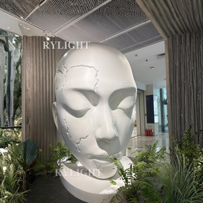 Modern Abstract Portrait Sculpture