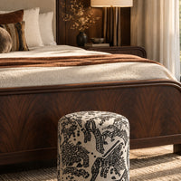 Tiger Mountain Sculptural Beaded Ottoman