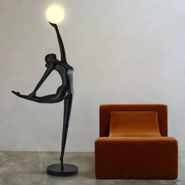 Rylight Ballerina Art Design Floor Lamp