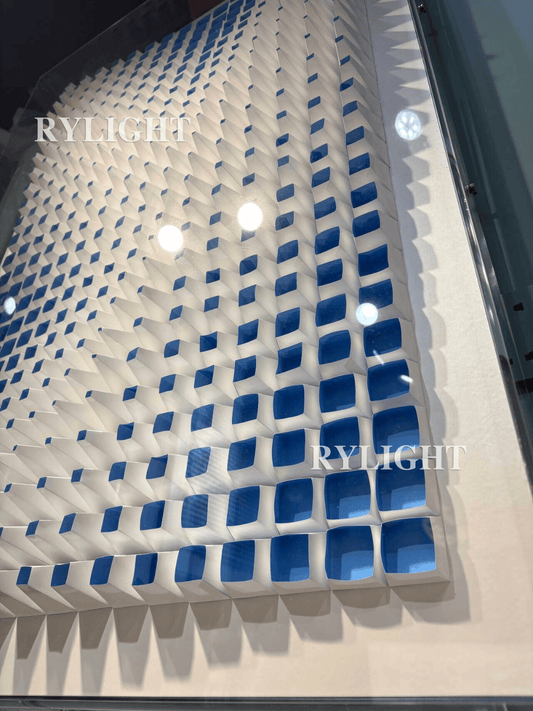 Blue Gradient Keyboard-Shaped Wall Decor