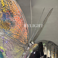 Chromatic Butterfly Stainless Steel Sculpture