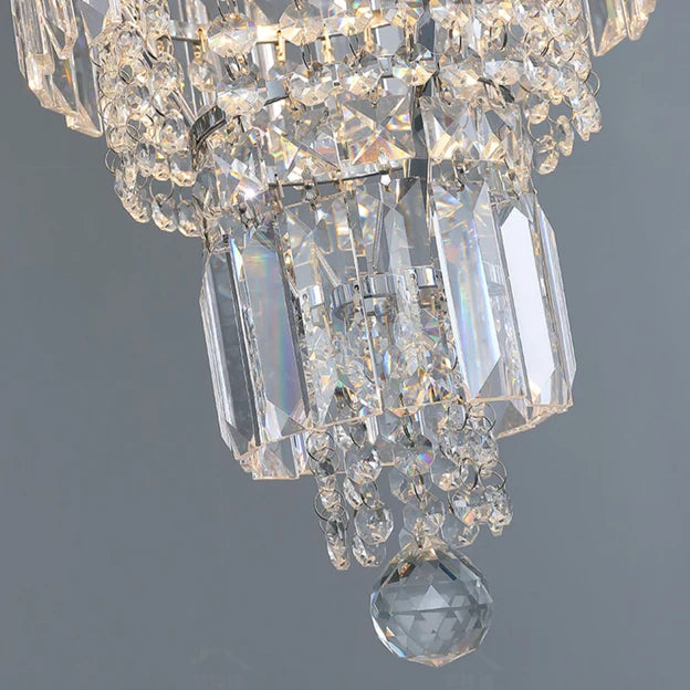Rylight 11-Tier  Extra Large Crystal Chandelier in Chrome Finish