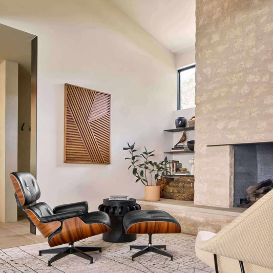 Rylight Modern Lounge Chair and Ottoman
