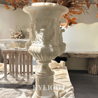 Classical Figural Relief Urn Vase