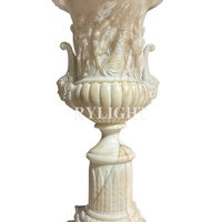 Classical Figural Relief Urn Vase