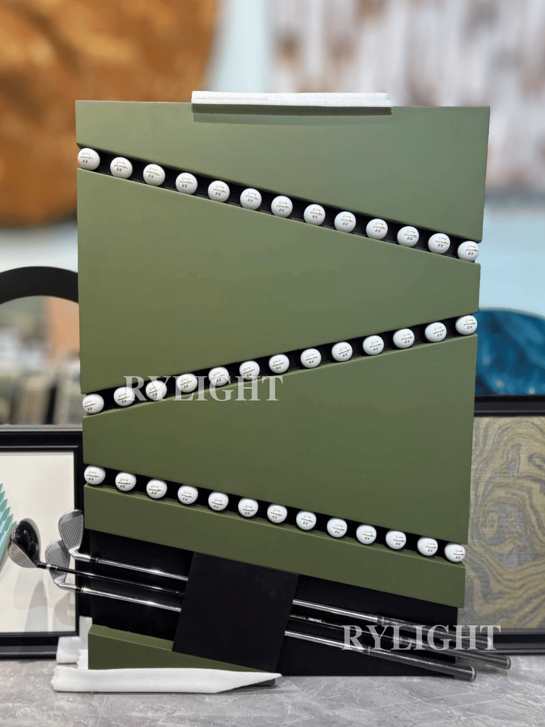 Custom Golf Display Installation Wall Decor