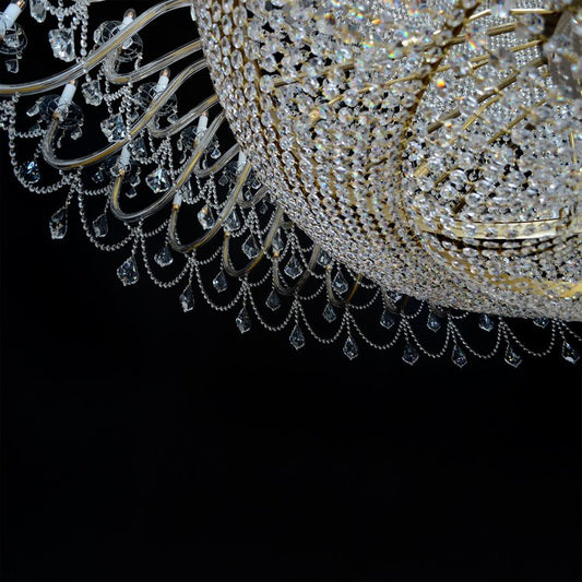 Rylight 60/87/178-licht extra grote kristallen kaarskroonluchter