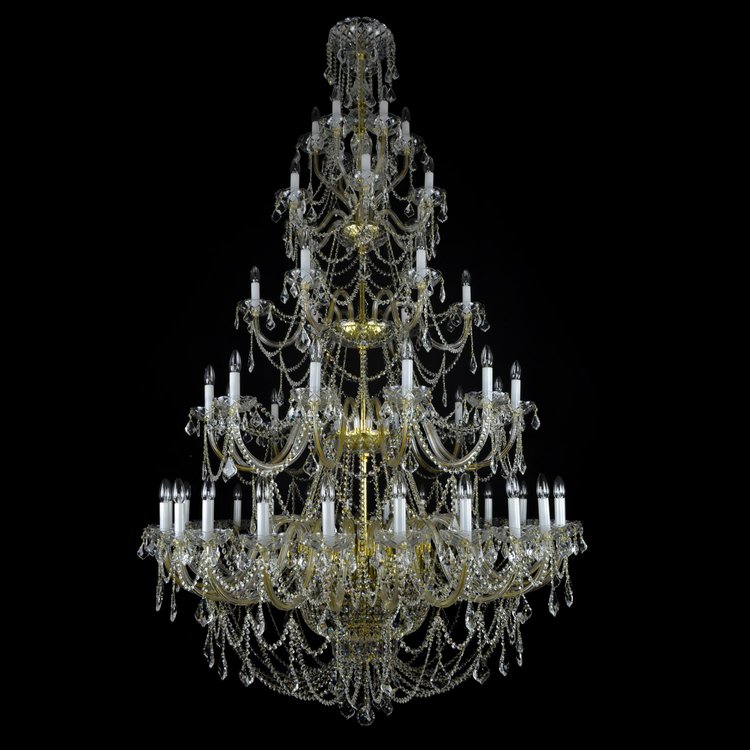 Rylight 60/87/178-Light Extra Large Crystal Candle Chandelier