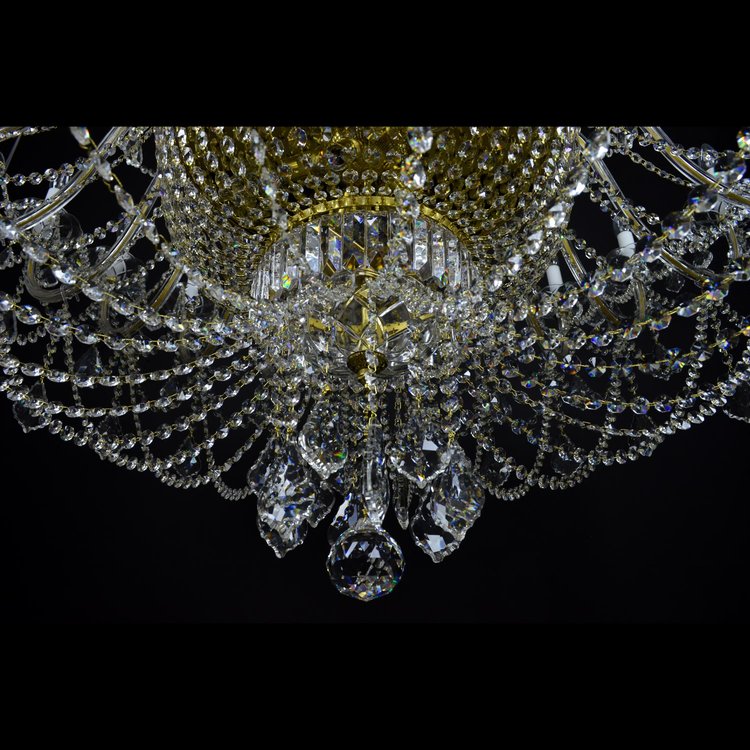 Rylight 60/87/178-Light Extra Large Crystal Candle Chandelier
