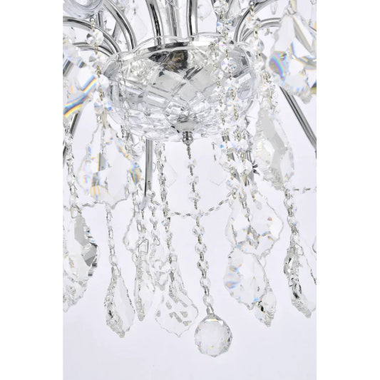 Rylight 3-laags en 24-lichts luxe kristallen kaarskroonluchter