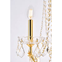 ثريا شموع كريستالية فاخرة من Rylight ذات 3 طبقات و24 مصباحًا