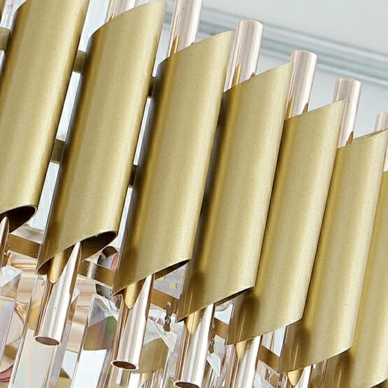Rylight spiraalvormige kristallen kroonluchter