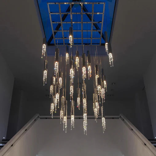 رايلايت 8/36/54-ثريا بشراشيب كريستالية خفيفة