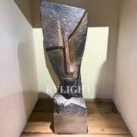 Geometric Visage Sculpture