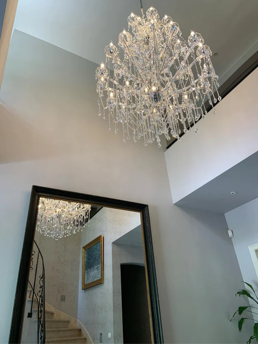 Rylight 37-Light Classic Candle Light Crystal Chandelier