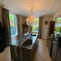 Rylight Classic 5-armed Candle Crystal Chandelier