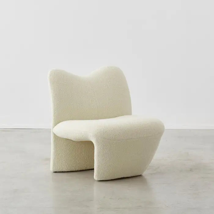 Modern White Lounge Chair