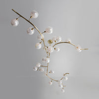 ثريا رايلايت الحديثة المصنوعة من الزجاج على شكل لؤلؤة 