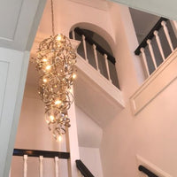 Rylight 12/14/16-Light Artcraft Spiral Ribbon Pendant