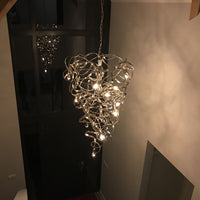 Rylight 12/14/16-Light Artcraft Spiral Ribbon Pendant