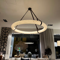 ثريا دائرية حديثة من المرمر لغرفة المعيشة/غرفة النوم