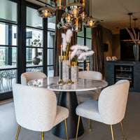 Rylight 9-lichts rookgrijze glazen hanglamp met ronde/vierkante/rechthoekige/ovale luifel