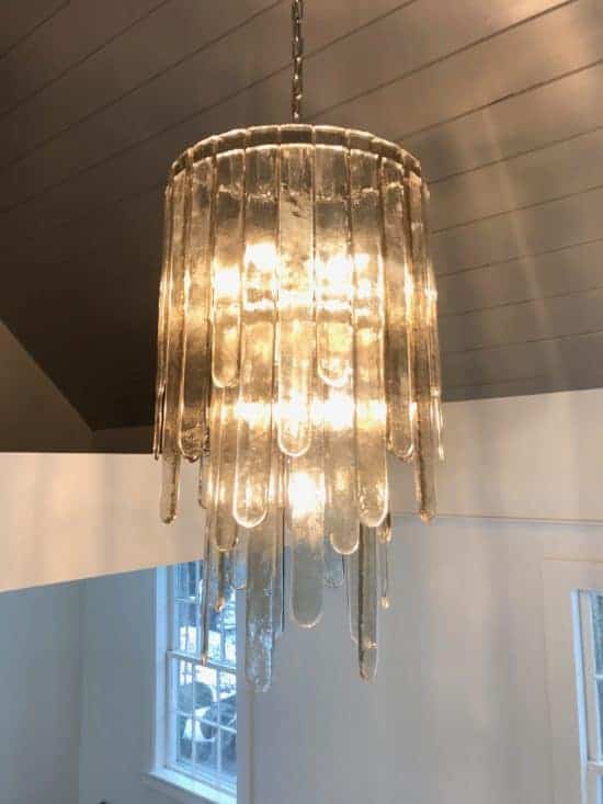Modern Multi-tier Glass Chandelier for Dining Room/Living Room/Kitchen Island