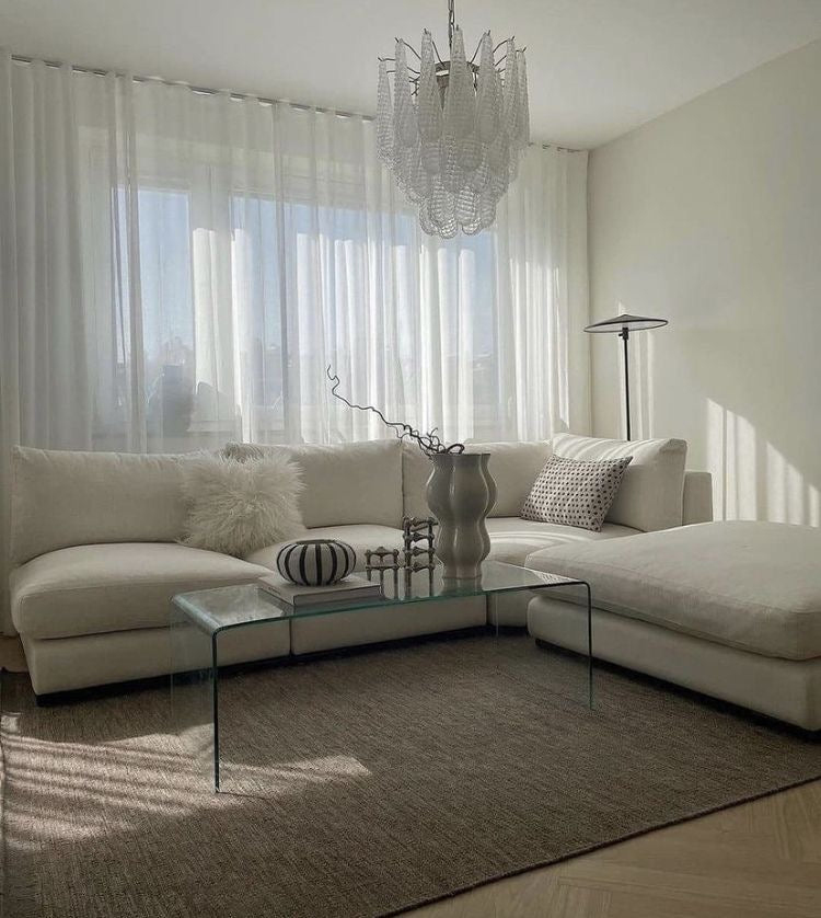 Rylight 5/9/13/23-ثريا شلال فاخرة متعددة الطبقات على شكل دمعة