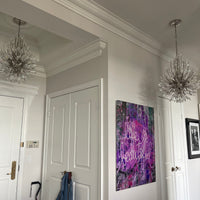 Rylight moderne mode artistieke kristallen kralen boeket kroonluchter