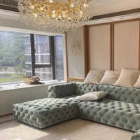 Rylight Round/Rectangle Affordable Crystal Chandelier