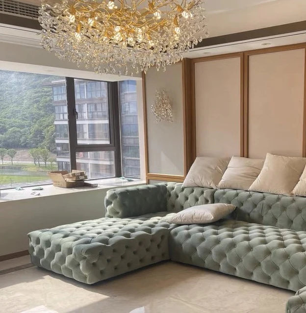 Rylight Round/Rectangle Affordable Crystal Chandelier