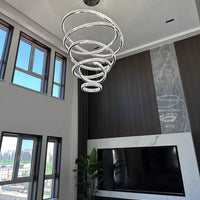 ثريا كريستال Rylight 5/6-Ring باللون الذهبي/الكروم