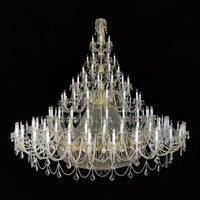 Rylight 60/87/178-Light Extra Large Crystal Candle Chandelier