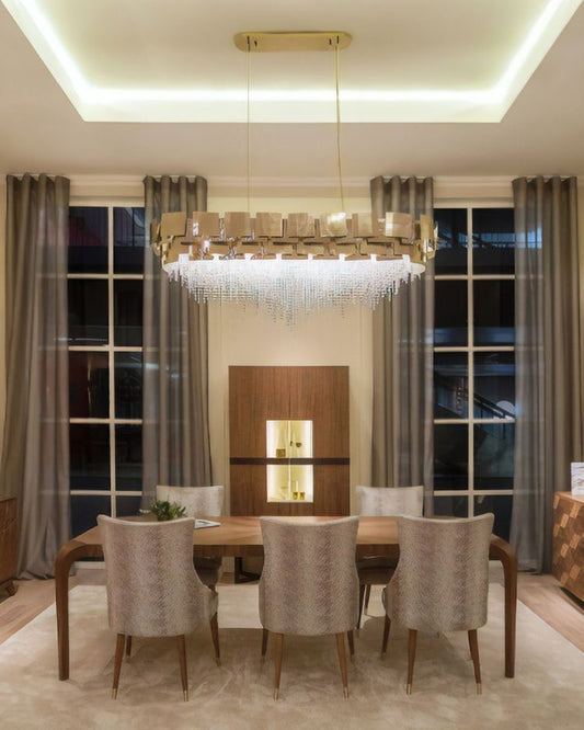 Rylight 18/24-lichts ronde/lineaire kristallen kroonluchter