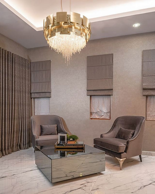 Rylight 18/24-lichts ronde/lineaire kristallen kroonluchter