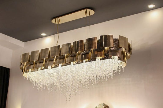 Rylight 18/24-lichts ronde/lineaire kristallen kroonluchter