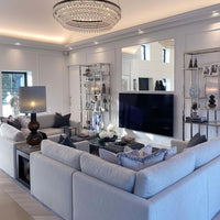 Rylight 4-laags ronde gelaagde dimbare kristallen traankroonluchter