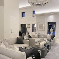 Rylight 4-laags ronde gelaagde dimbare kristallen traankroonluchter