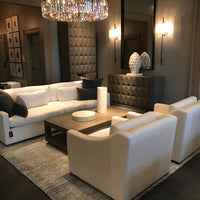 ثريا كريستالية مستديرة من Rylight ذات طبقة واحدة باللون النحاسي/الأسود 