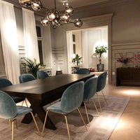 Rylight 5/7/8/9-lichte Spoetnik rokerige grijze/amberkleurige glazen kroonluchter