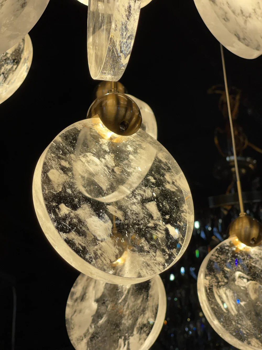 مصباح LED معلق من مجموعة زجاج السحابة من رايلايت 