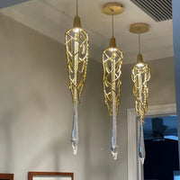 Enkelvoudige vertakte traanvormige hanger 
